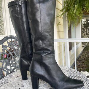 Black Tall Dress Boots size 6